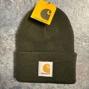 Carhartt Kids Olive Green Beanie